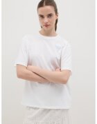 OVS Tricou din bumbac cu imprimeu text pe partea din spate - Alb/Albastru deschis