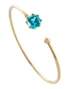 OXETTE Bratara rigida - fara inchidere - placata cu aur de 18K - Auriu
