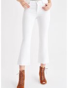 OXXO Blug cu croiala kick-flared - Alb optic
