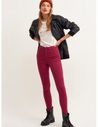 OXXO Blugi skinny cu talie inalta - Roz zmeuriu