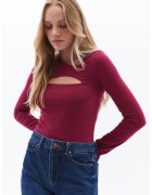 OXXO Bluza cu decupaje - Rosu