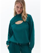OXXO Bluza de trening cu decupaj frontal - Verde englez