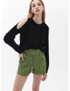 OXXO Bluza de trening cu umeri decupati - Negru