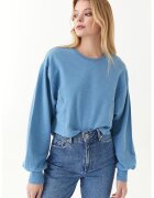 OXXO Bluza lejera de trening cu maneci bufante Bosyakkes - Albastru deschis