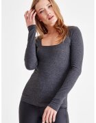 OXXO Bluza striata cu model uni - Gri inchis