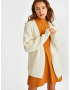 OXXO Cardigan cu model torsade - Alb fildes
