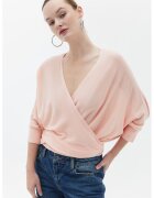 OXXO Cardigan lejer cu snururi de ajustare - Roz pal