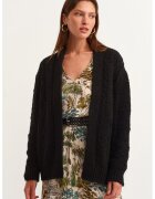 OXXO Cardigan tricotat cu torsade - Negru