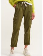 OXXO Pantaloni cargo cu snur de ajustare in talie - Verde masliniu