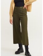 OXXO Pantaloni crop cu croiala ampla - Verde inchis