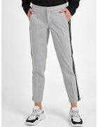 OXXO Pantaloni crop cu croiala conica - Gri deschis