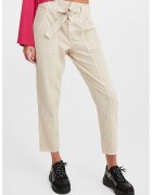 OXXO Pantaloni crop cu talie inalta - Crem