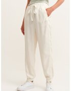 OXXO Pantaloni de trening cu talie inalta - Alb fildes