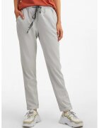 OXXO Pantaloni din amestec de lyocell cu snur - Gri deschis