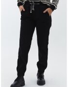 OXXO Pantaloni din amestec de lyocell cu snur - Negru