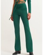 OXXO Pantaloni evazati cu talie inalta - Verde aquamarin