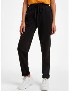 OXXO Pantaloni jogger din bumbac si lyocell - Negru
