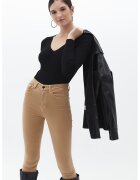 OXXO Pulover uni slim fit cu decolteu in V - Negru
