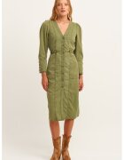 OXXO Rochie din amestec de lyocell cu maneci bufante - Verde