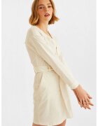 OXXO Rochie din material chambray si decolteu in V - Alb murdar