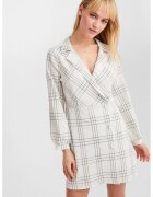 OXXO Rochie scurta cu model in carouri - Negru/Alb murdar