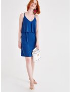 OXXO Rochie uni din amestec de modal - Albastru royal