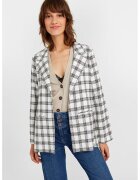 OXXO Sacou cu model in carouri - Negru/Maro/Alb optic