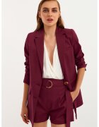 OXXO Sacou din amestec de lyocell - Violet pruna