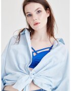 OXXO Top crop uni - Albastru royal