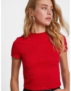 OXXO Tricou crop - Rosu vermillion