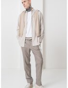 Pal Zileri Pantaloni eleganti drepti din amestec de lana - Maro nisip