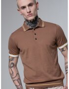 Pal Zileri Tricou polo cu model in dungi - Maro