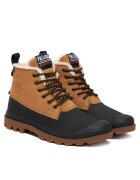 Palladium Ghete barbati Pampa Duck Wl Wp+ 79 - unisex - culoare maronie - material textil