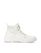 Palladium Ghete dama 209129854 - Textil - Alb