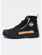 Palladium Pantofi sport din material textil Pampa - Negru/Portocaliu