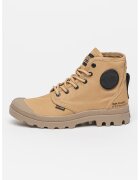 Palladium Tenisi high-top de panza cu logo Pampa - Caramel