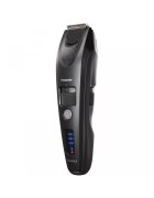 Panasonic Trimmer ER-SB60-S803 - lavabil - motor liniar de mare viteza - 1-10mm - 19 de trepte - accesoriu pentru finisare precisa - Li-ion - Argintiu - Negru