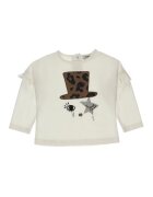 Panco Bluza subtire cu maneca lunga - Chic - Ecru - pentru fetite - Ecru