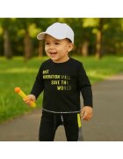 Panco Bluza subtire cu maneca lunga imprimata - City Boys - Negru - pentru baietei - Negru