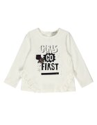 Panco Bluza subtire cu volanase - - Angels - Ecru - pentru fetite - Ecru