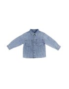Panco Camasa de blugi cu model texturat - Gaming Mode - Albastru Denim - pentru baietei - Albastru