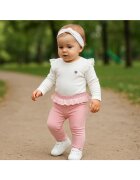 Panco Colanti cu volan in talie - Dream On - Roz Pudrat - pentru fetite - Roz pudrat