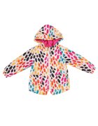 Panco Geaca impermeabila - Hope - cu buline colorate - pentru fetite - Bej