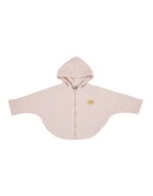 Panco Hanorac cu gluga din material Teddy - Cotton Candy - Roz - pentru fetite - Roz