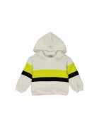 Panco Hanorac cu gluga - Elegant - Alb verde si negru - cu dungi - pentru baietei - Ecru