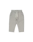 Panco Pantaloni eleganti cu elastic in talie - Holiday Time - cu dungi Bej - pentru baietei - Bej