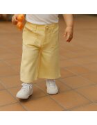 Panco Pantaloni largi cu buzunare in fata - Keep Going - Galben - pentru fetite - Galben