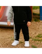 Panco Pantaloni sport cu dunga laterala Gri - City Boys - Negru si Gri - pentru baietei - Negru