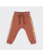 Panco Pantaloni sport - Wave Crew - Portocaliu cu model - pentru baietei - Caramiziu