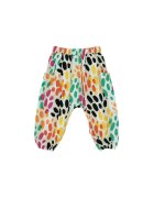 Panco Pantaloni subtiri cu buline multicolore - Hope - Bej - pentru fetite - Bej